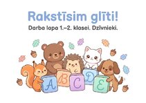 Prezentācija 'Rakstīsim glīti - darba lapa latviešu valodā', 1.