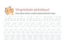 Prezentācija 'Rakstīsim glīti - darba lapa latviešu valodā', 2.