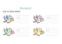 Prezentācija 'Rakstīsim glīti - darba lapa latviešu valodā', 3.