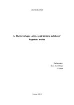 Referāts 'L.Stumbres lugas "Liels, spoži sarkans autobuss" fragmenta analīze', 1.