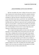 Eseja 'Mana piederība Latvijas kultūrvidei', 1.