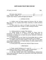 Paraugs 'Dzīvojamo telpu īres līgums', 1.