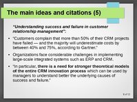 Prezentācija 'Improvement of Enterprise CRM System', 9.