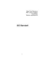 Referāts 'ISO standarti', 1.