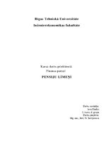 Referāts 'Pensiju līmeņi', 1.