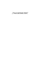 Konspekts 'Traumatiskais šoks', 1.