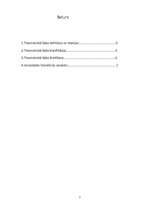 Konspekts 'Traumatiskais šoks', 2.