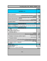 Biznesa plāns 'Investīciju plāns', 1.