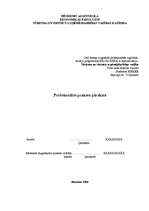 Prakses atskaite 'Profesionālās prakses pārskats', 1.