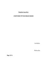 Referāts 'Internets mūsdienu sabiedrībā', 1.