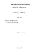 Referāts 'Elektroniskā komercija', 1.