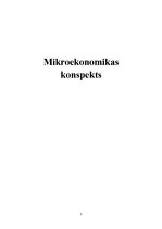 Konspekts 'Mikroekonomika', 1.
