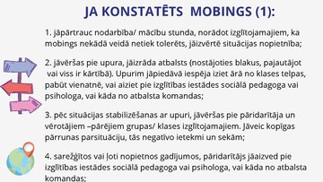 Prezentācija 'Mobinga veidi un lomas', 17.
