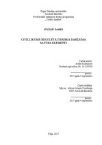 Referāts 'Civillikumā regulētā tiesiska darījuma satura elementi', 1.