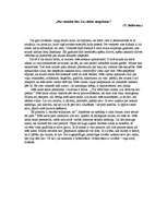 Eseja '"Par saknēm būt. Un ziedus neapskaust." (V.Belševica)', 1.