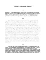 Eseja 'Mītiskais Edvarta Virzas poēmā "Starumēni"', 1.