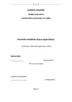 Eseja 'Personāla meklēšana ārpus organizācijas', 1.