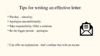 Prezentācija 'Business Apology Letters', 9.