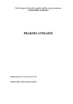 Prakses atskaite 'SIA "Arvita" grāmatvedības prakses atskaite', 1.