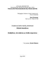 Konspekts 'Smēķēšanas ietekme uz cilvēka organismu', 1.