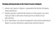 Prezentācija 'Tourism Planning in Bulgaria', 70.
