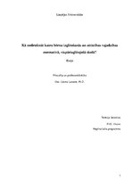 Eseja 'Kā nodrošināt katra bērna izglītošanās un attīstības vajadzības normatīvā, vispā', 1.