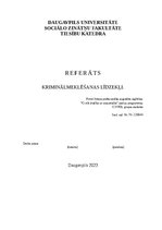 Referāts 'Kriminālmeklēšanas līdzekļi', 1.