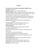 Diplomdarbs 'Pasaka intereses attīstībai par matemātikas mācībām 1.klasē', 3.