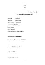 Prakses atskaite 'Aprūpes plāns ķirurģijā - uroonkoloģija', 2.