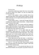 Konspekts 'Evolūcija', 1.