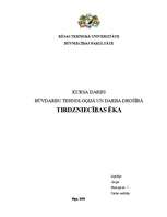 Referāts 'Būvdarbu tehnoloģija un darba drošība - paskaidrojuma raksts', 1.