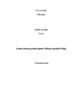Referāts 'Lauka tūrisma piedāvājums Olštinas apriņķī Polijā', 1.