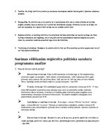 Konspekts 'Saeimas vēlēšanām reģistrēto politisko sarakstu programmu analīze', 2.