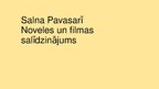 Prezentācija '"Salna pavasarī" - noveles un filmas salīdzinājums', 1.