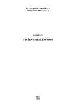 Referāts 'Ticības meklējumos', 1.