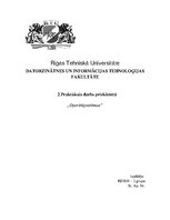 Paraugs 'Otrais praktiskais darbs priekšmetā "Operētājsistēmas"', 1.