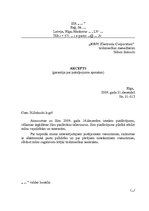 Paraugs 'Oferte, akcepts starp Latvijas un Japānas firmām par LCD televizoru pirkšanu un ', 2.