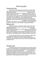 Konspekts 'Historisma pilis Latvijā', 1.