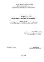 Eseja 'Stratēģiskā plānošana uzņēmumā SIA "XXX"', 1.