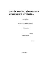 Referāts 'Cilvēktiesību jēdziens un vēsturiskā attīstība', 1.