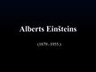 Prezentācija 'Alberts Einšteins', 1.