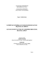 Konspekts 'Socio-Economic Factors of Consumer Behavior: Regional Aspect. Patērētāju uzvedīb', 1.