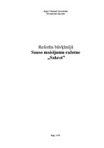 Referāts 'Sauso maisījumu ražotne "Sakret"', 1.