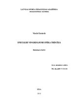 Diplomdarbs 'Speciālie vingrinājumi spēka trīscīņā', 1.