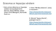 Prezentācija 'Aspazijas radošā vizītkarte', 13.