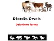 Prezentācija 'Džordžs Orvels "Dzīvnieku ferma"', 1.