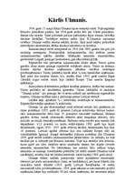 Konspekts 'Kārlis Ulmanis', 1.