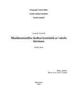 Referāts 'Mazākumtautību tiesības kontekstā ar valodu lietošanu', 1.
