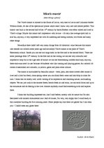 Eseja 'Vilce's Manor (Describing a Place)', 1.