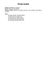 Referāts 'Jānis Rainis "Gals un sākums"', 3.